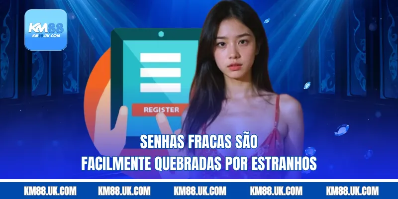 Senhas fracas são facilmente quebradas por estranhos